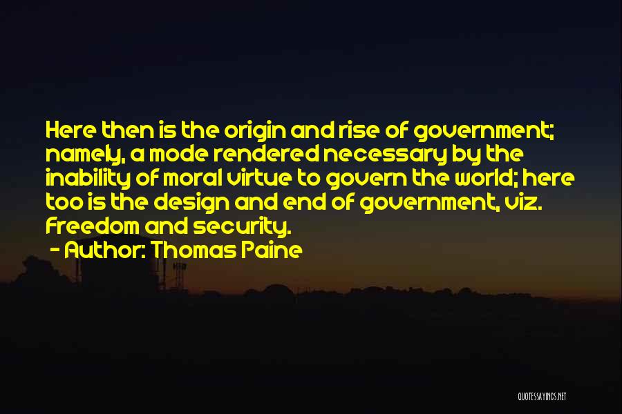 Rendered Quotes By Thomas Paine