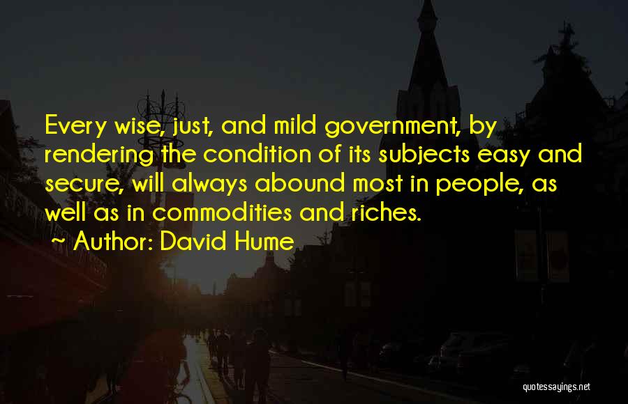 Rendering Quotes By David Hume