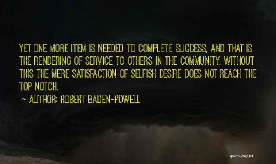 Rendering Quotes By Robert Baden-Powell