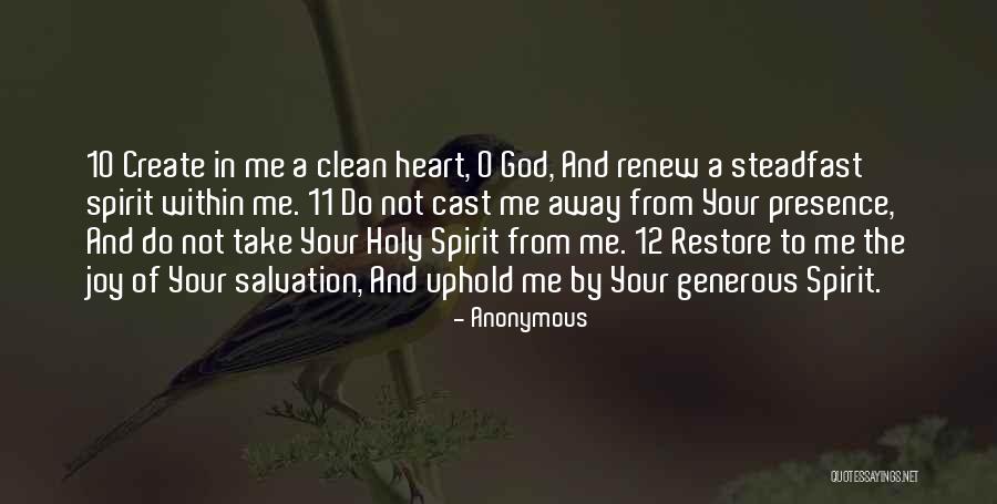 Renew Spirit Quotes By Anonymous Renew Spirit Quotes By Anonymous