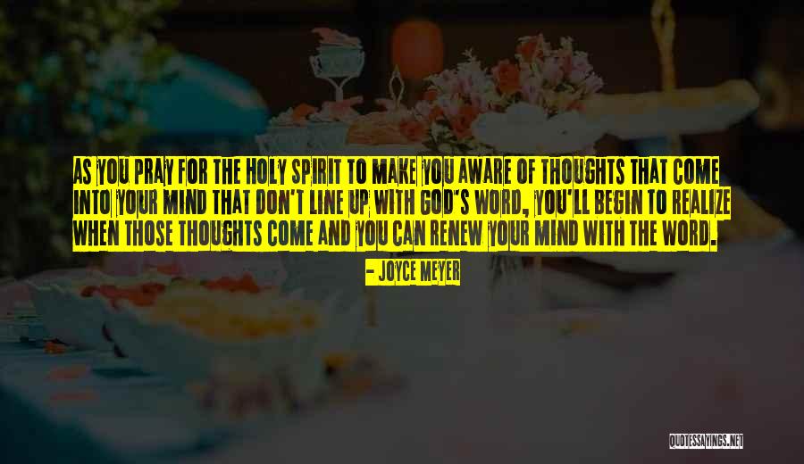 Renew Spirit Quotes By Joyce Meyer Renew Spirit Quotes By Joyce Meyer