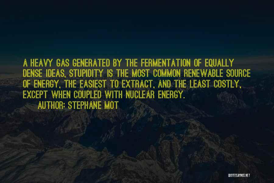 Renewable Energy Source Quotes By Stephane Mot