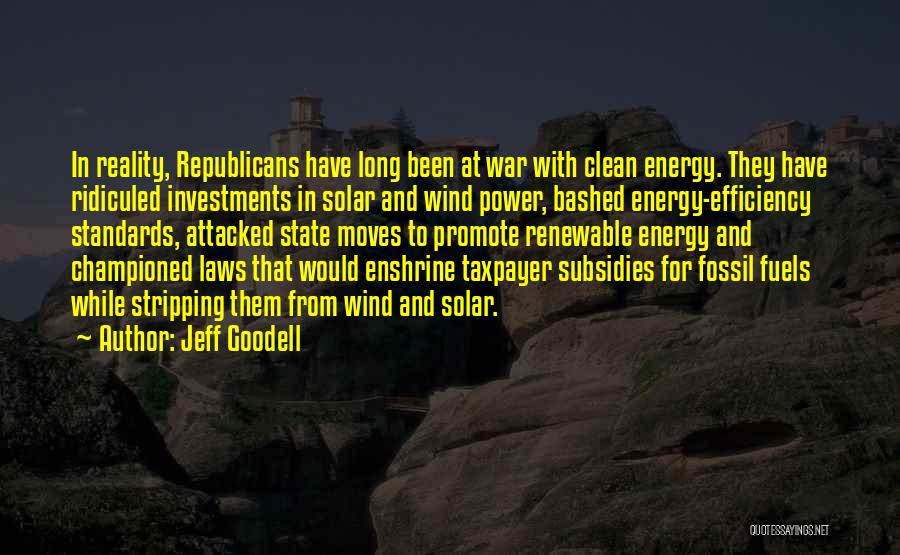 Renewable Quotes By Jeff Goodell