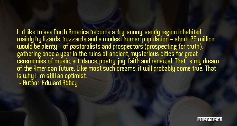 Renewal Of Faith Quotes By Edward Abbey