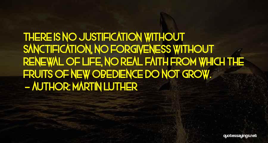Renewal Of Faith Quotes By Martin Luther