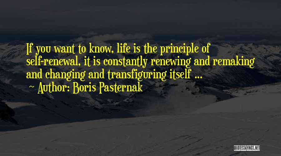 Renewal Of Life Quotes By Boris Pasternak