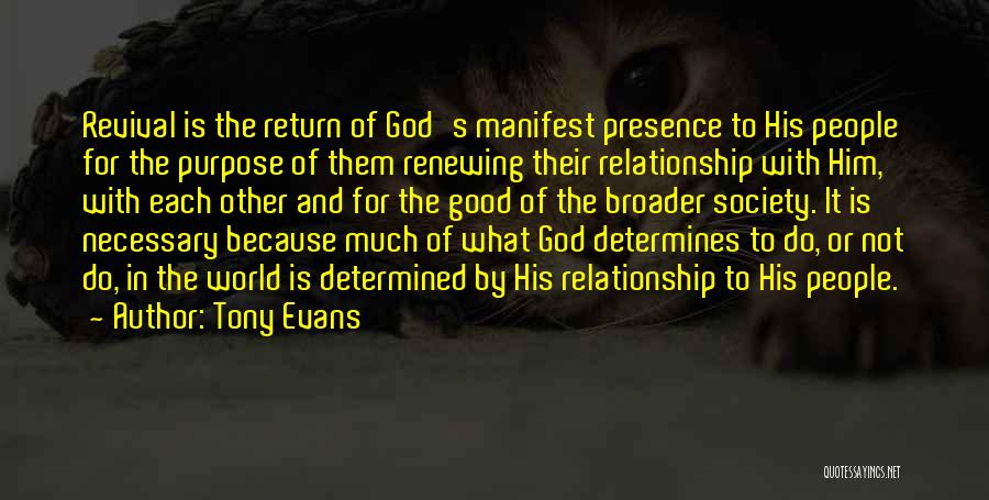 Renewing Relationship Quotes By Tony Evans