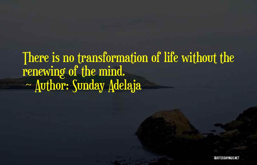 Renewing Your Mind Quotes By Sunday Adelaja