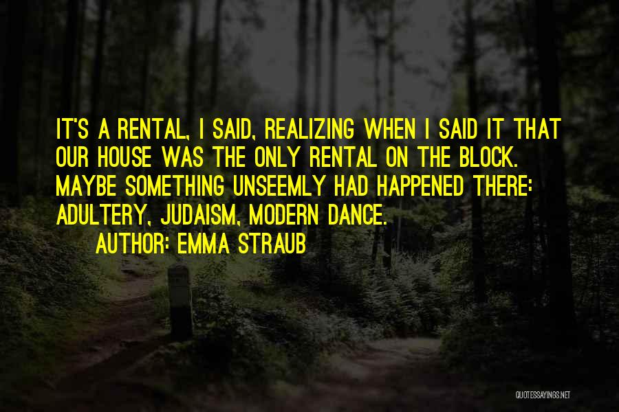 Rental Quotes By Emma Straub