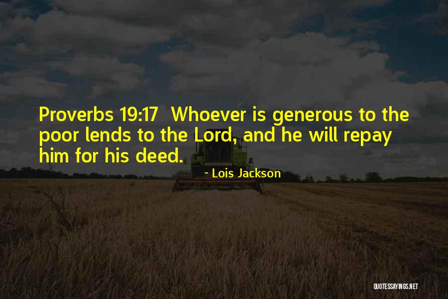 Repay The Quotes By Lois Jackson Repay The Quotes By Lois Jackson