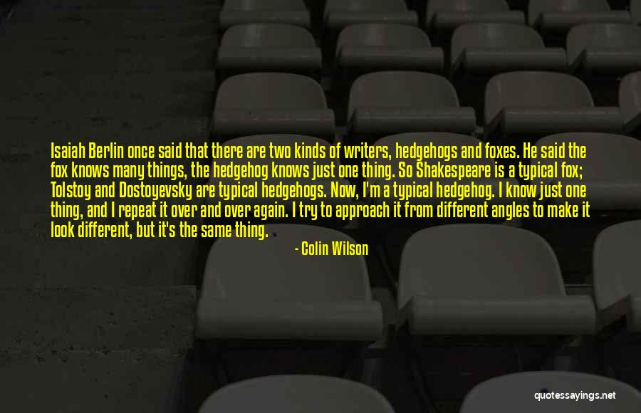 Repeat Quotes By Colin Wilson