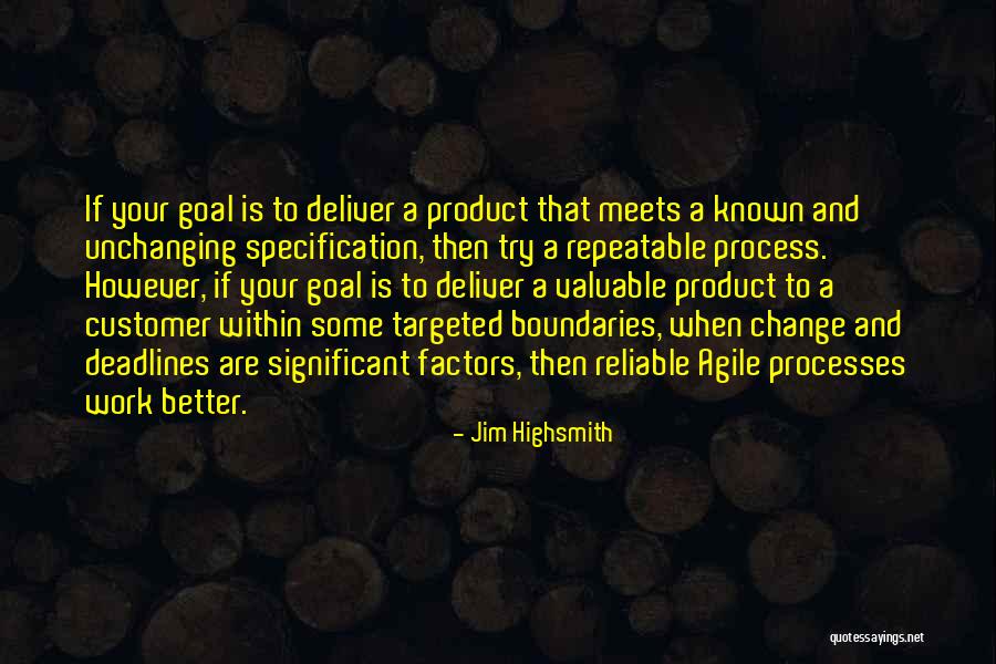 Repeatable Quotes By Jim Highsmith Repeatable Quotes By Jim Highsmith