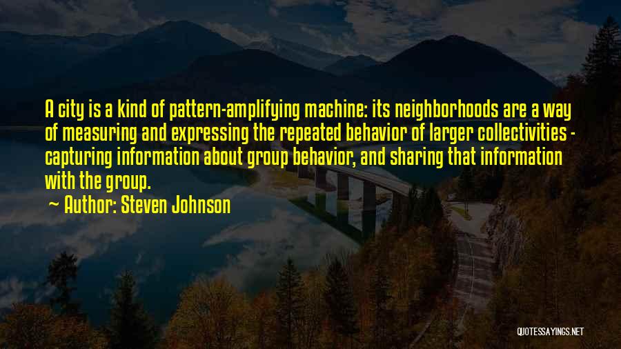 Repeated Behavior Quotes By Steven Johnson