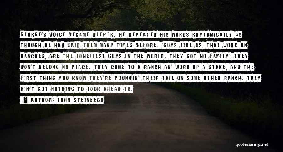 Repeated Words In Quotes By John Steinbeck