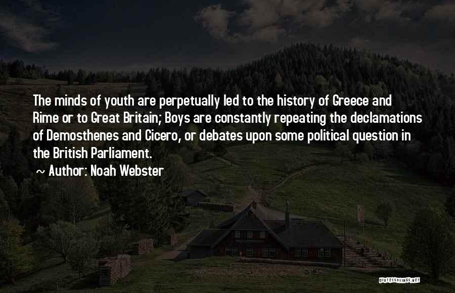 Repeating History Quotes By Noah Webster