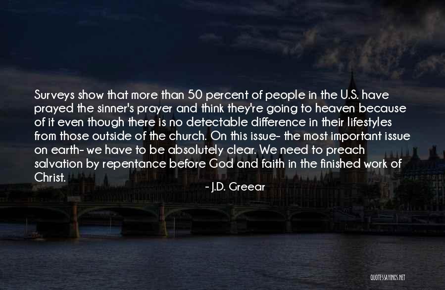 Repentance Prayer Quotes By J.D. Greear