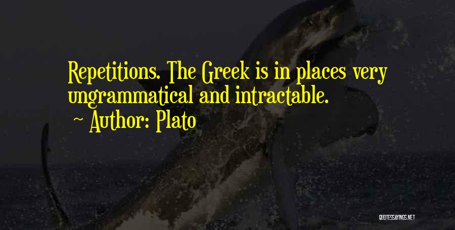 Repetitions Quotes By Plato