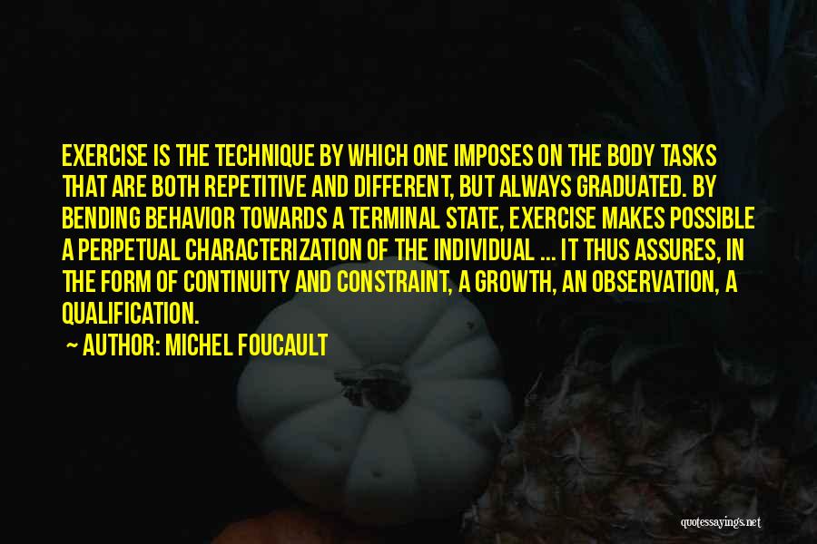 Repetitive Behavior Quotes By Michel Foucault