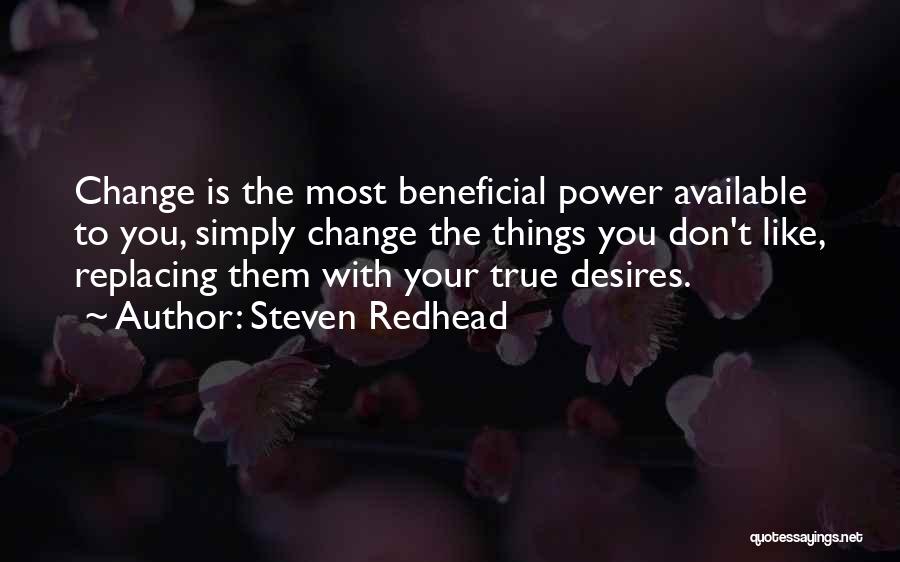 Replacing You Quotes By Steven Redhead