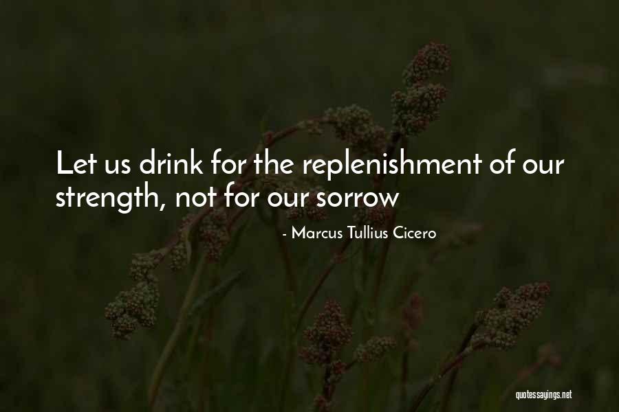 Replenishment Quotes By Marcus Tullius Cicero