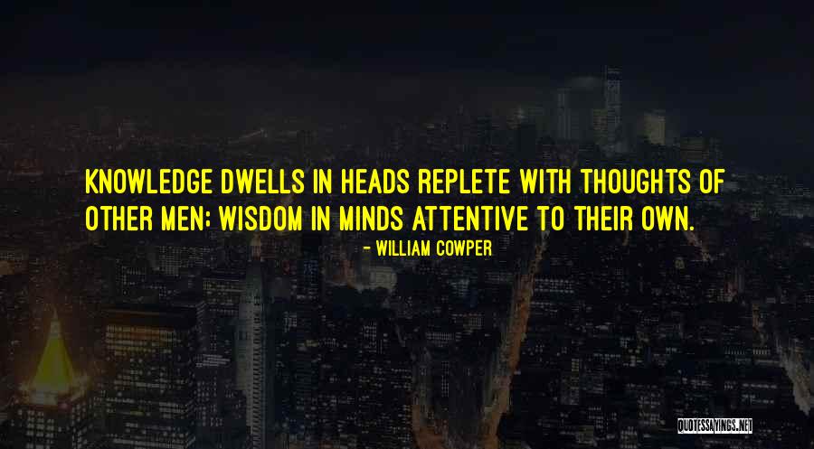 Replete Quotes By William Cowper Replete Quotes By William Cowper