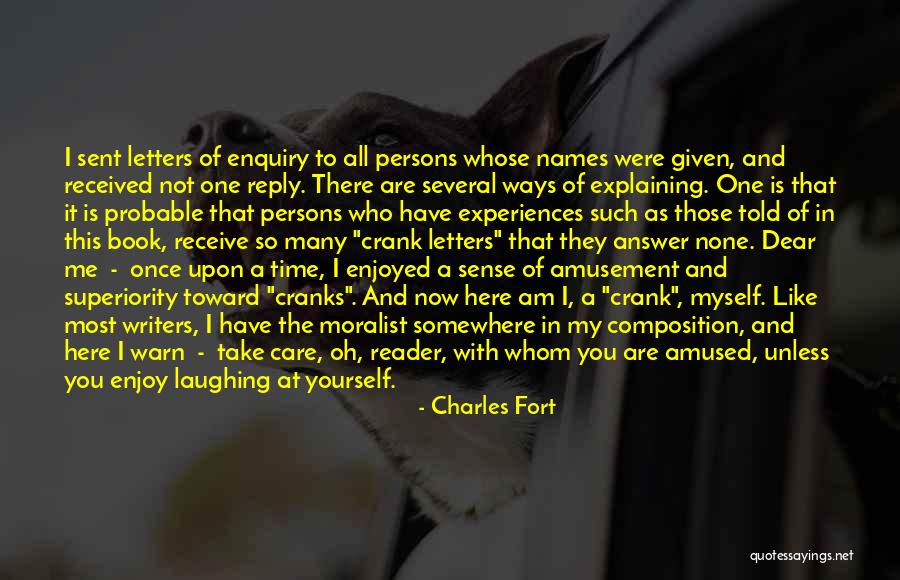 Reply To All Quotes By Charles Fort Reply To All Quotes By Charles Fort