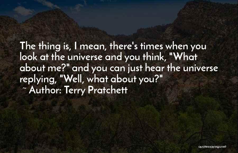 Replying Quotes By Terry Pratchett