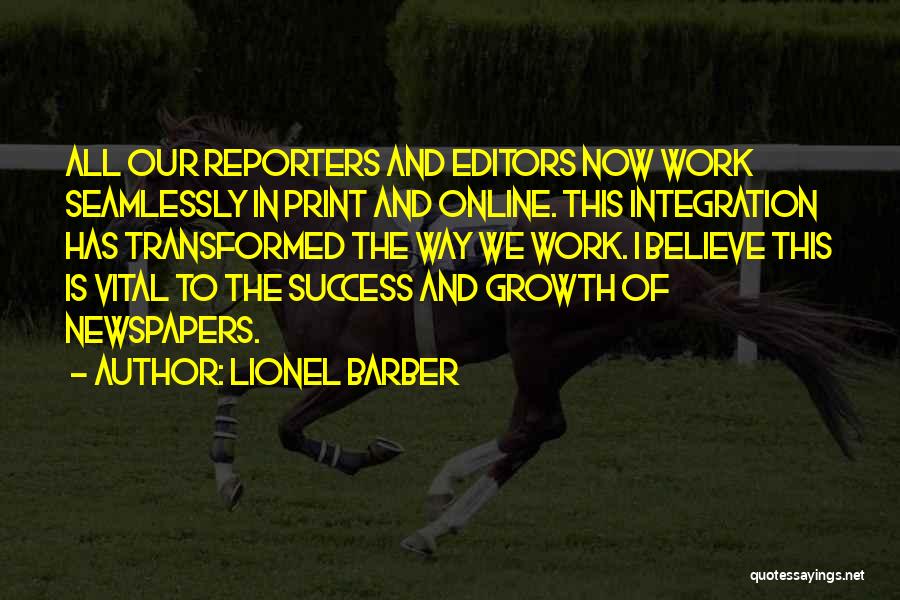 Reporters Quotes By Lionel Barber