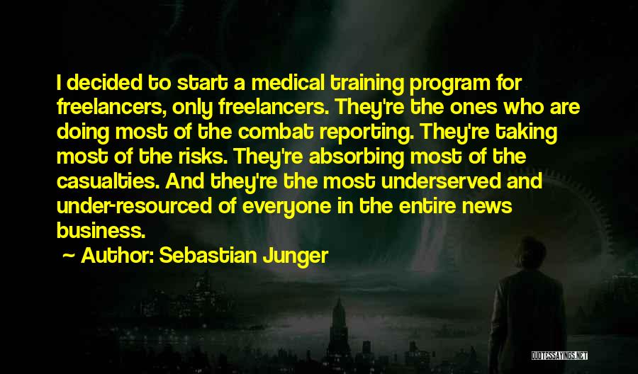 Reporting The News Quotes By Sebastian Junger