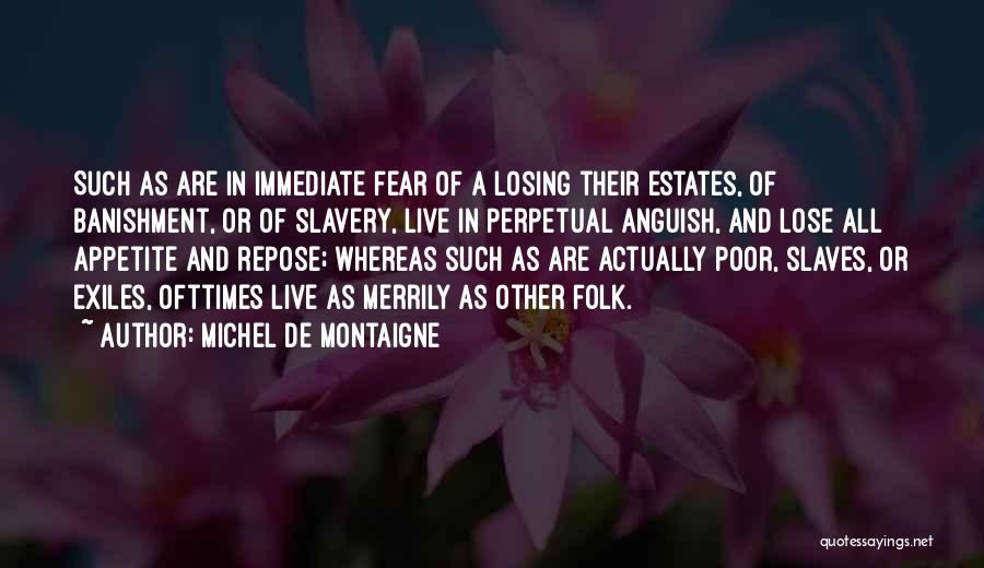 Repose Quotes By Michel De Montaigne