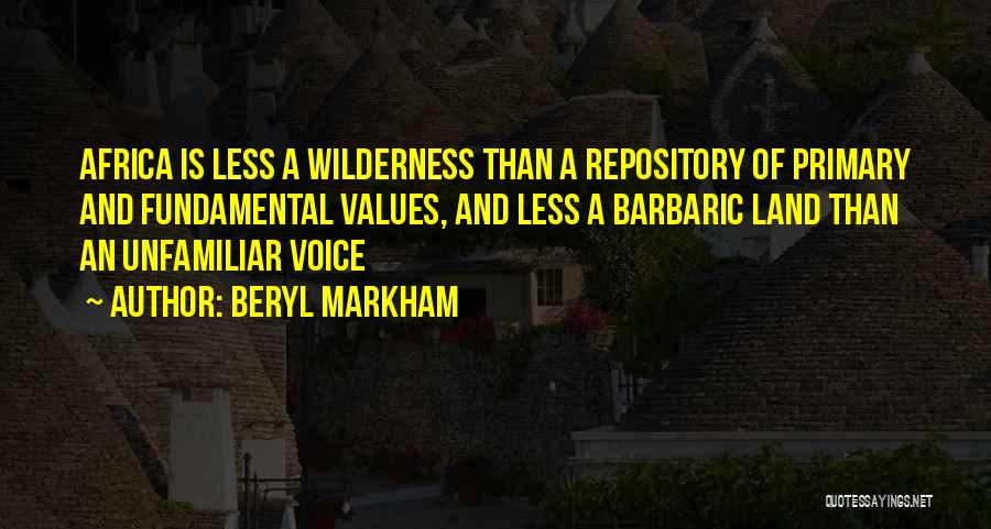 Repository Quotes By Beryl Markham
