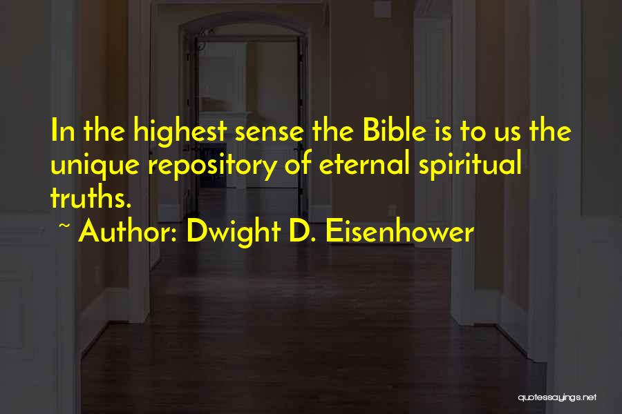Repository Quotes By Dwight D. Eisenhower