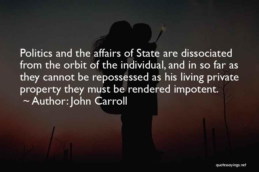 Repossessed Quotes By John Carroll