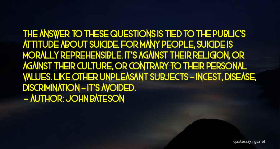 Reprehensible Quotes By John Bateson