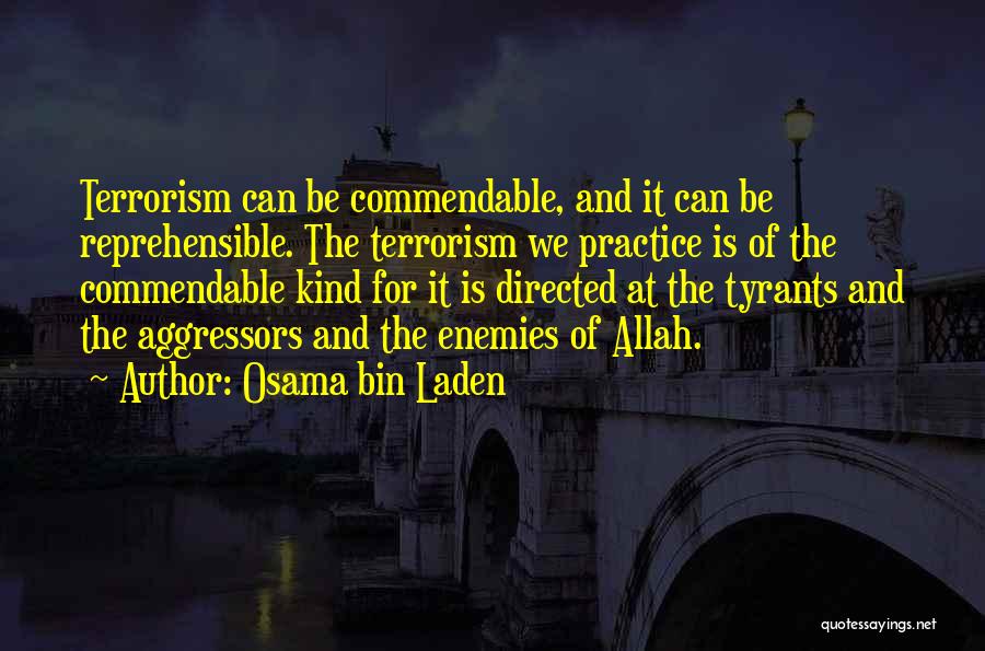 Reprehensible Quotes By Osama Bin Laden