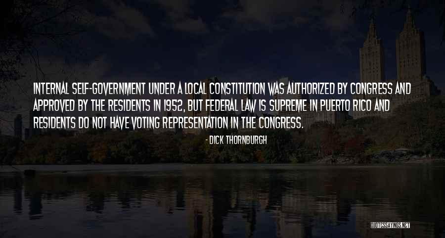 Representation In Government Quotes By Dick Thornburgh