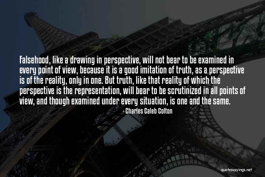 Representation Of Reality Quotes By Charles Caleb Colton