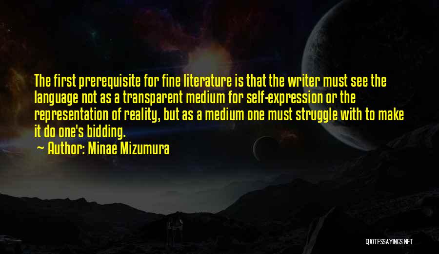 Representation Of Reality Quotes By Minae Mizumura