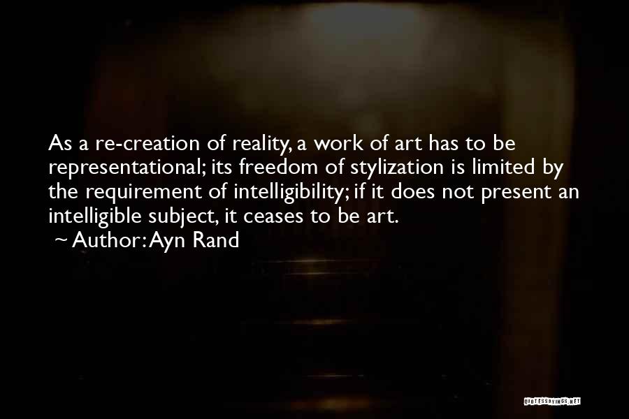 Representational Art Quotes By Ayn Rand