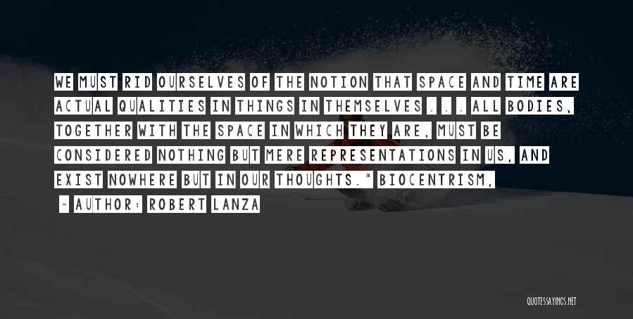 Representations Quotes By Robert Lanza