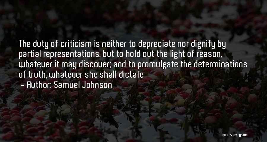Representations Quotes By Samuel Johnson