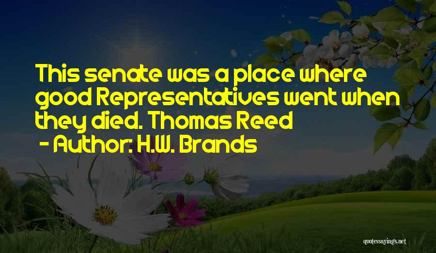 Representatives Quotes By H.W. Brands