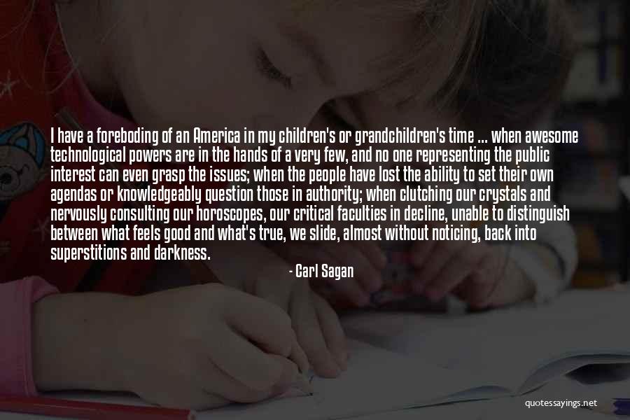 Representing America Quotes By Carl Sagan