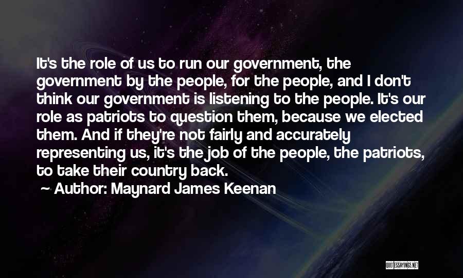 Representing Country Quotes By Maynard James Keenan