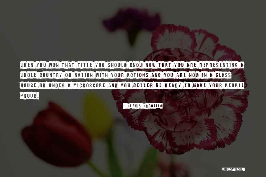 Representing People Quotes By Alexis Arguello Representing People Quotes By Alexis Arguello