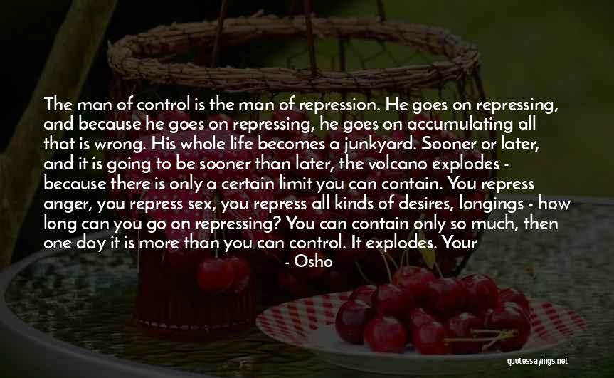 Repressing Desires Quotes By Osho Repressing Desires Quotes By Osho