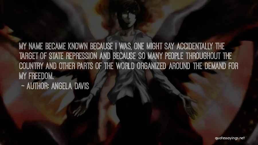 Repression Quotes By Angela Davis