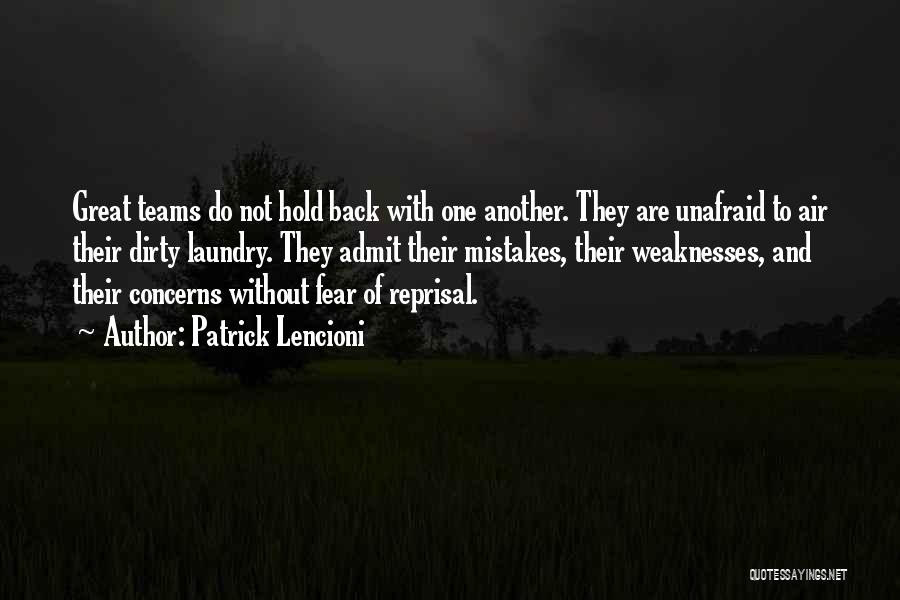 Reprisal Quotes By Patrick Lencioni