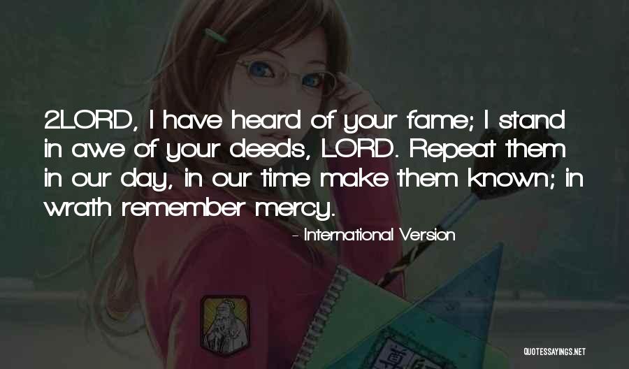 Repristinates Quotes By International Version
