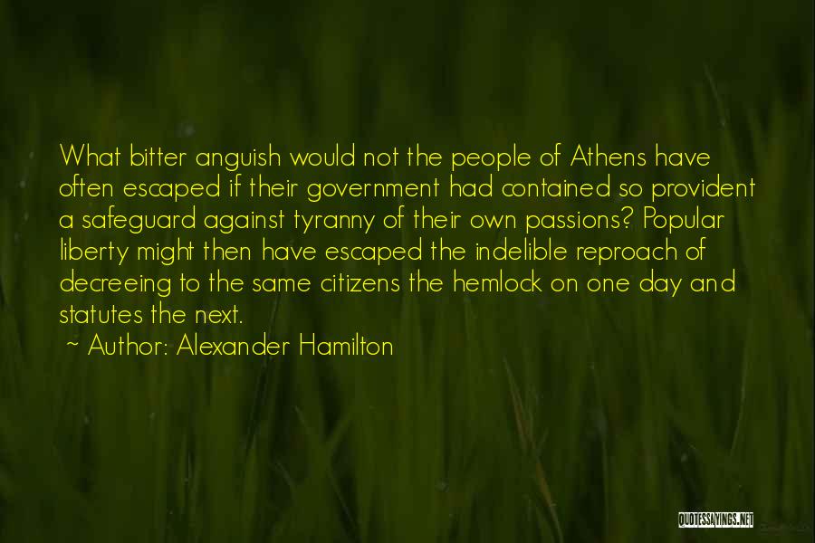 Reproach Quotes By Alexander Hamilton